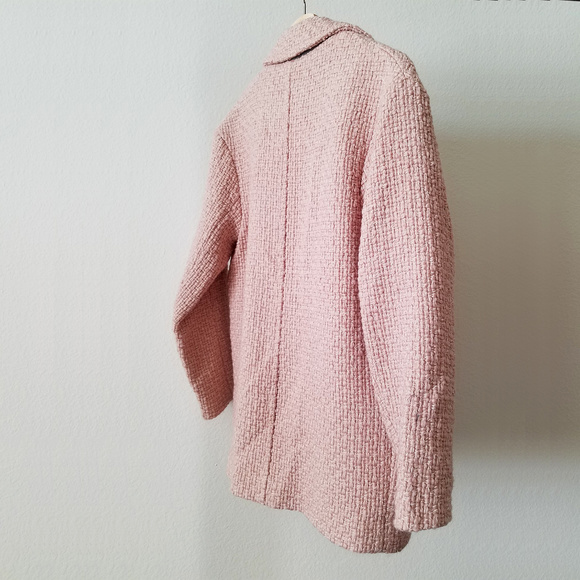 Abercrombie & Fitch A&F Pink Wool Coat Size XS - Picture 4 of 6